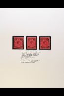 1938-53 £1 KGVI KEY PLATES. VERY FINE MINT SPECIALIZED COLLECTION In Hingeless Mounts Written Up On Leaves... - Bermuda