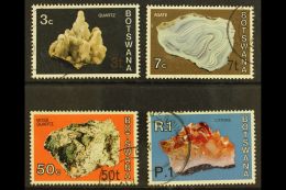 1976-7 3t On 3c, 7t On 7c, 50t On 50c & 1p On 1r, Second Pretoria Printing, Mineral Surcharges, SG 369a, 372a,... - Botswana (1966-...)