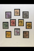 1898-99 PROVISIONALS A Fine Mint And Used Collection Of Provisional Surcharges Which Includes 1898 On Newspaper... - Otros & Sin Clasificación