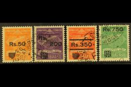 CONDOR 1930 (10 Sept) Surcharges On "Syndicato Condor" Issues Complete Set, Michel C12/C15, Very Fine Used. (4... - Altri & Non Classificati