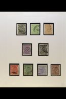 NEWSPAPER STAMPS 1889-93 Fine Mint And Used Collection On Album Pages, Includes 1889 (in Yellow) Complete Set... - Other & Unclassified