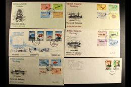 1967-96 COVERS COLLECTION Includes 1984 Marine Life Set On Sets Of Covers (x2, One Set With Addressee Written On),... - Andere & Zonder Classificatie