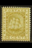 1876-79 96c Olive Bistre, CC Wmk, SG 134, Fine Mint Elusive Stamp! For More Images, Please Visit... - Guyane Britannique (...-1966)