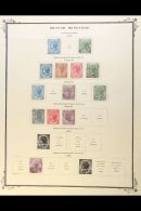 1865-1899 ALL DIFFERENT COLLECTION On Pages, Inc 1865 1d Mint & 1s Used, 1872-79 Perf 12½ Set To 6d All... - Britisch-Honduras (...-1970)