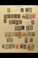 1881-1936 OLD COLLECTION On Leaves, Mint Or Used, Inc 1881 Set (ex 5s) Used, 1927-28 Air Opts Set Mint Etc. Good... - Andere & Zonder Classificatie