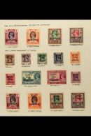 OFFICIALS 1937-47 VERY FINE MINT COLLECTION On Pages. Includes 1937 KGV India Opt'd Set To 2r, 1939 KGVI Opt'd Set... - Birmanie (...-1947)