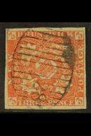 1851 1d Bright Red, SG 1, Fine Used With Rich Colour And Full Margins All Round. Faint Horizontal Crease. Lovely... - Other & Unclassified