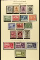 1908-36 MINT COLLECTION Presented In Mounts On Printed Pages. ALL DIFFERENT And Includes 1919 Most Caribou Values... - Otros & Sin Clasificación