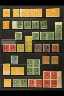 1922-31 INTERESTING MINT COLLECTION An Attractive Semi-specialized Collection That Includes Shades, Papers, Plate... - Sonstige & Ohne Zuordnung