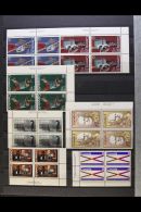 1968-86 NEVER HINGED MINT BLOCKS OF 4 COLLECTION Presented In A Stock Book. An Attractive Range Of Chiefly Imprint... - Sonstige & Ohne Zuordnung