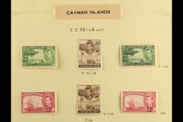 1937-79 VERY FINE MINT COLLECTION A Lovely Complete Collection For The Period Nicely Written Up On Album Pages,... - Cayman (Isole)