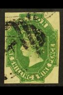 1857-59 1s9d Green, SG 11, Used With 4 Large Square Margins For More Images, Please Visit... - Ceylon (...-1947)