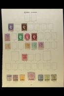 1861-1935 MINT COLLECTION On Leaves, ALL DIFFERENT, Inc 1861-64 1s Regummed, 1862 6d No Wmk Unused, 1863-66... - Ceylan (...-1947)