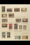 1937-50 VFM KGVI COLLECTION On Album Pages. Includes 1938-49 Definitive Set Plus Many Additional Shade & Perf... - Ceilán (...-1947)