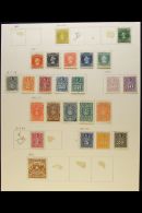 1862-1927 MINT COLLECTION On Leaves, All Different, Some Earlier Issues Without Gum, Inc 1862 1c (4 Margins) &... - Cile