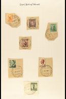 AUSTRALIA USED IN COCOS ISLANDS 1957-58 Collection Of Various KGVI Or QEII Stamps With Values To 1s, Fine Used On... - Kokosinseln (Keeling Islands)