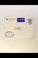 OFFICIAL MAIL 1977 To Circa 1990's Collection Of Stampless Printed Official Covers Or Cards, Addressed To England,... - Kokosinseln (Keeling Islands)