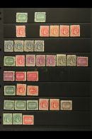 1902-19 MINT SELECTION On A Hagner Page. Includes  1902 No Watermark To 2½d (4), 1902 Watermarked To 5d... - Cook