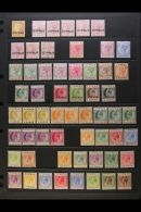 1880-1936 FINE MINT COLLECTION Presented On A Pair Of Stock Pages. A Most Useful Collection Containing A QV... - Otros & Sin Clasificación