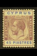 1924-28 45pi Purple And Blue, SG 116, Very Fine Mint. For More Images, Please Visit... - Autres & Non Classés