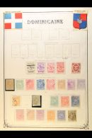 1879-1960 ALL DIFFERENT "OLD TIME" COLLECTION Presented On Printed "Yvert" Pages. An Extensive Collection That... - Dominikanische Rep.