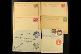 POSTAL STATIONERY 1889-1922 All Different Used Or Unused Group, Includes 1891-99 2m+2m Brown, 3m+5m Carmine, And... - Andere & Zonder Classificatie