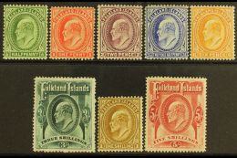 1904-12 Complete King Edward VII Definitive Set, SG 43/50, Fine Mint. (8 Stamps) For More Images, Please Visit... - Falklandinseln