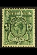 1921-28 3s Slate-green, SG 80, Fine Mint. For More Images, Please Visit... - Falklandinseln