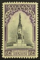 1933 2s6d Black & Violet, SG 135, Very Fine Mint For More Images, Please Visit... - Falkland Islands