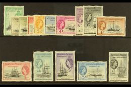 1954-62 Ships Complete Definitive Set, SG G26/G40, Very Fine Mint. (15 Stamps) For More Images, Please Visit... - Falkland