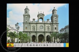 Spain/ España Official Spanish Postcard - Canarias - International Rate - Edifil Nº 23 - Servizi