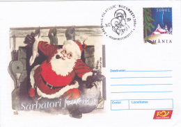 #BV2504      MERRY CHRISTMAS, HOLIDAY, SANTA KLAUS,    2004   USED,  ROMANIA. - Briefe U. Dokumente