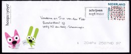 Netherlands: Cover, 2010, 1 Stamp, Wadden Sea, Environment Protection, Animals (traces Of Use) - Brieven En Documenten