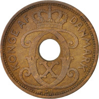 Monnaie, Danemark, Christian X, 5 Öre, 1939, Copenhagen, TTB, Bronze, KM:828.2 - Denmark