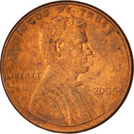 Monnaie, États-Unis, Lincoln Cent, Cent, 2004, U.S. Mint, Philadelphie, TTB+ - 1959-…: Lincoln, Memorial Reverse