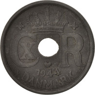 Monnaie, Danemark, Christian X, 25 Öre, 1944, Copenhagen, TTB, Zinc, KM:823.2a - Denmark