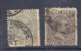 150026315  CUBA  ESPAÑA  EDIFIL  Nº  115/6 - Kuba (1874-1898)