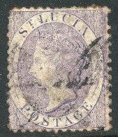 St Lucia 1902 3d SG13b Deep Lilac - Used - Ste Lucie (...-1978)