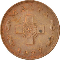 Monnaie, Malte, Cent, 1977, British Royal Mint, TTB+, Bronze, KM:8 - Malte