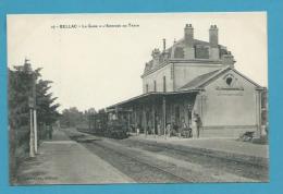 CPA 10 - Chemin De Fer Arrivée Du Train En Gare De BELLAC 87 - Bellac