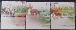 Israel, 2001, Mi: 1609/11 (MNH) - Unused Stamps (with Tabs)