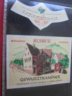 GEWURZTRAMINER OBERNAI  ALSACE  AC--Bistrot & Alimentation Étiquette GRAND Vin Vignoble - Gewurztraminer