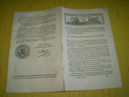 Delcampe - Lois An IX:Conseil Municipal De Tain,Drôme.Foire Niel,Verberie,Bouisse,La Roche Sous Le Buis 26, Estissac,Perrecy,Cru - Décrets & Lois