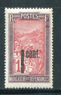 MADAGASCAR- Y&T N°125- Neuf Avec Charnière * - Unused Stamps