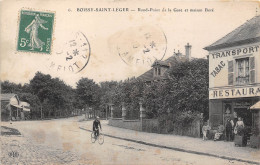 94-BOISSY-SAINT-LEGER- ROND-POINT DE LA GARE ET MAISON BORE - Boissy Saint Leger