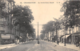 94-CHARENTON - LA RUE DE SAINT-MANDE - Charenton Le Pont