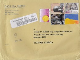 TIMBRES - STAMPS - LETTRE RECOMMANDÉ - PORTUGAL - TIMBRES DIVERS - Briefe U. Dokumente