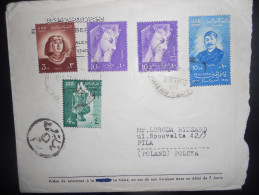 Egypte , Lettre De Cairo 1958 Pour Pila - Cartas & Documentos