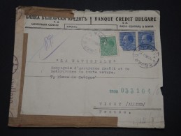 BULGARIE - Enveloppe Pour La France En 1943 Avec Contrôle Postal - A Voir - L 1903 - Lettres & Documents