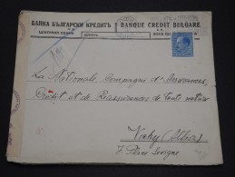 BULGARIE - Enveloppe Pour La France En 1943 Avec Contrôle Postal - A Voir - L 1904 - Cartas & Documentos